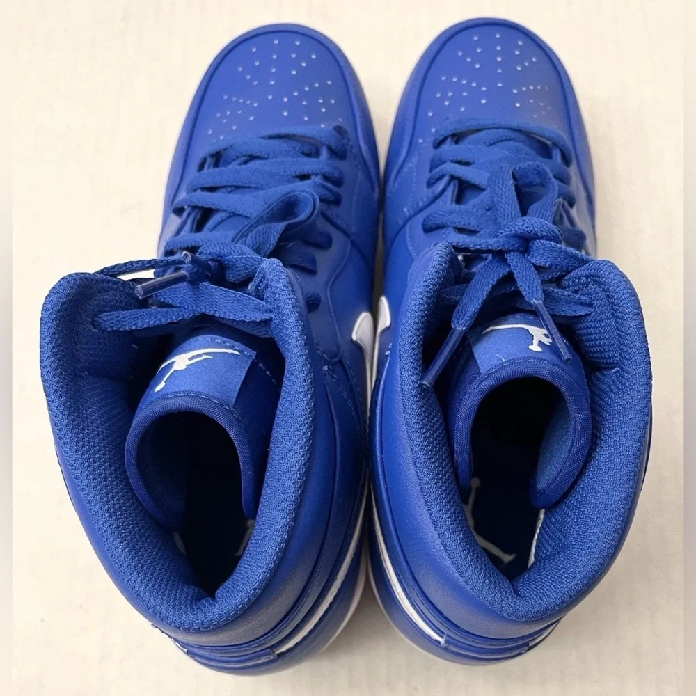 *NEW* Men's Size 16 Nike Air Jordan 1 Retro MCS Baseball Cleats Game Royal‎ Blue